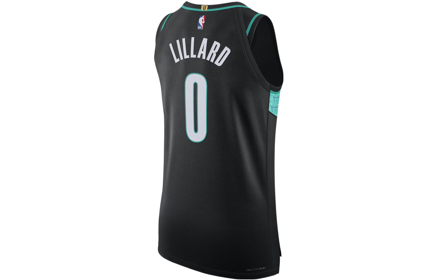 Nike Dri-FIT ADV NBA Portland Trail Blazers Damian Lillard #0 City Edition Authentic Jersey 'Black' DQ0209-010