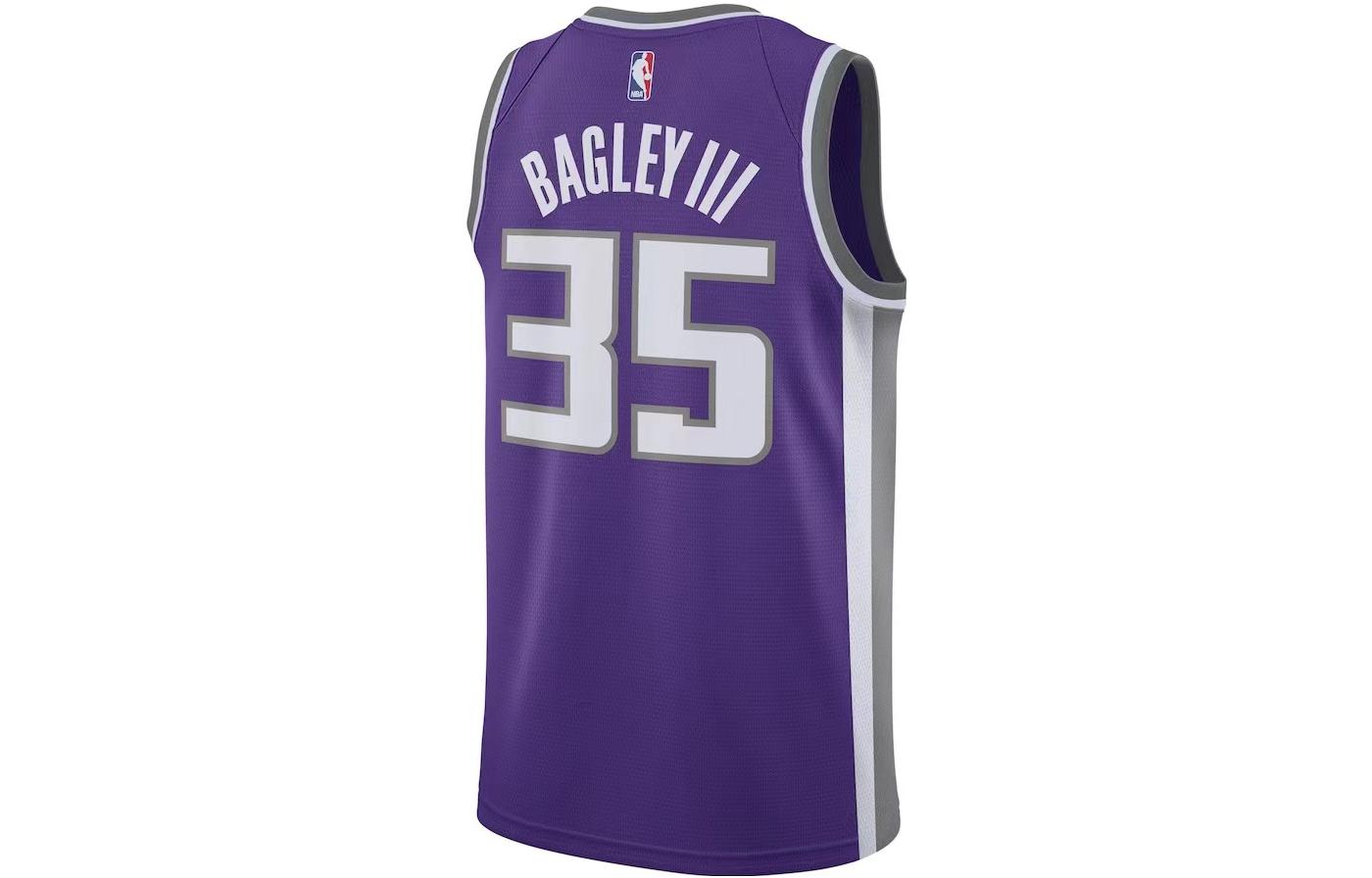 Nike NBA Marvin Bagley III #35 Sacramento Kings 'SAC' Icon Edition Swingman Jersey – Purple (864507-519)