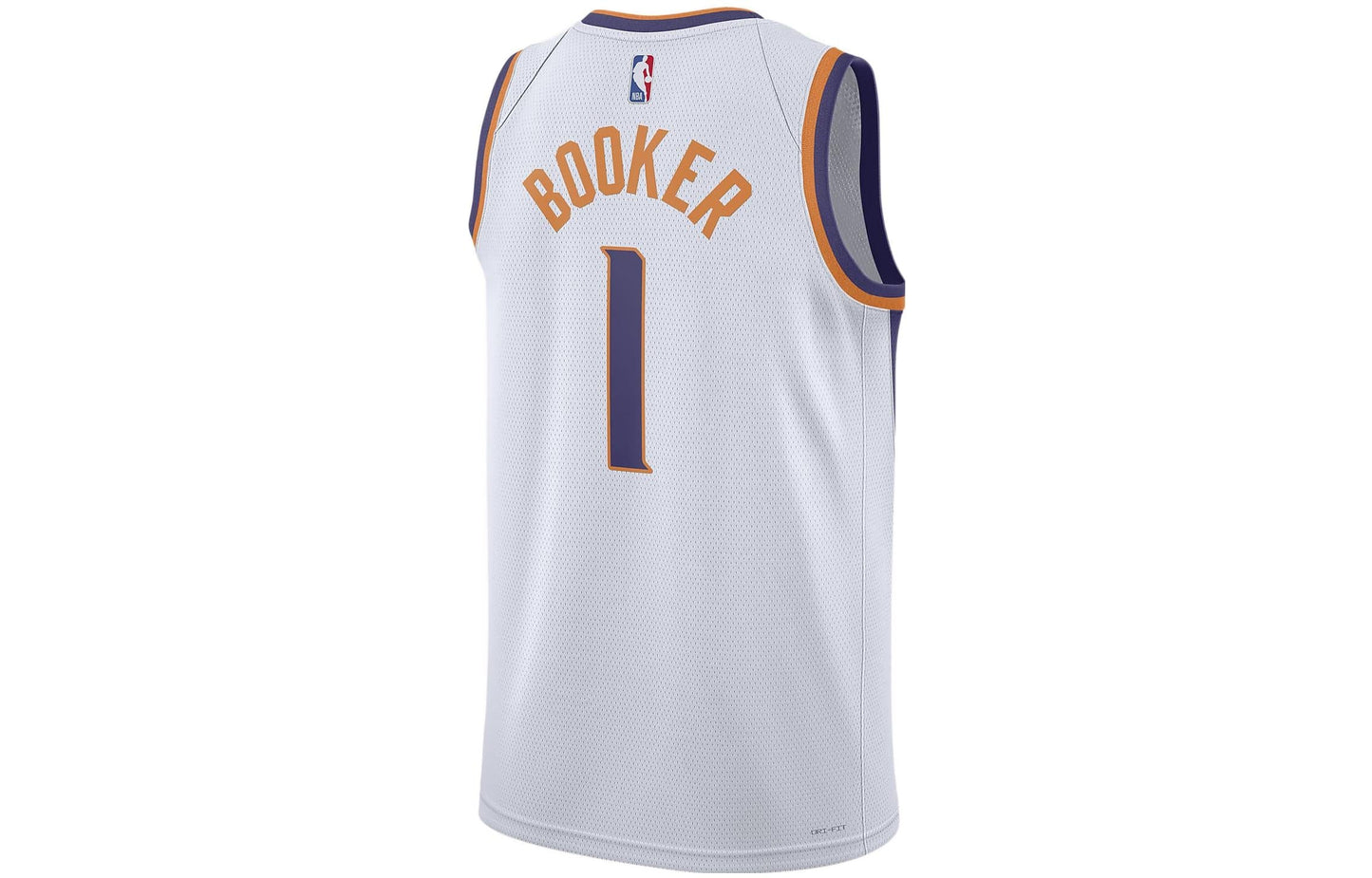 Nike NBA Phoenix Suns Devin Booker #1 Association Edition Swingman Jersey – White (FB1809-100)