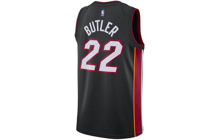 Nike NBA Miami Heat Jimmy Butler Icon Edition Swingman Jersey 2020-21 – #22 Black (CW3671-014)
