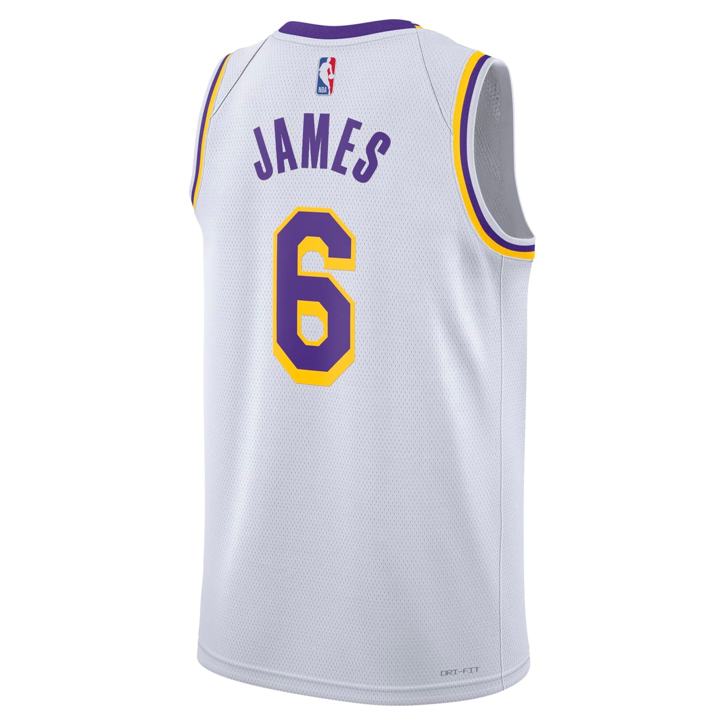 Nike NBA Los Angeles Lakers LeBron James #6 Association Edition Swingman Jersey – CW3595-103 'White'