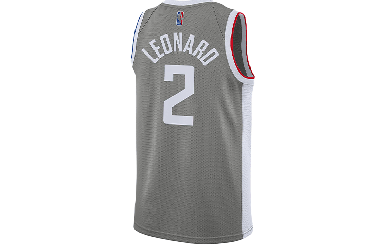 Nike NBA Kawhi Leonard #2 LA Clippers Earned Edition Swingman Jersey – Gray/White (CW6808-003)
