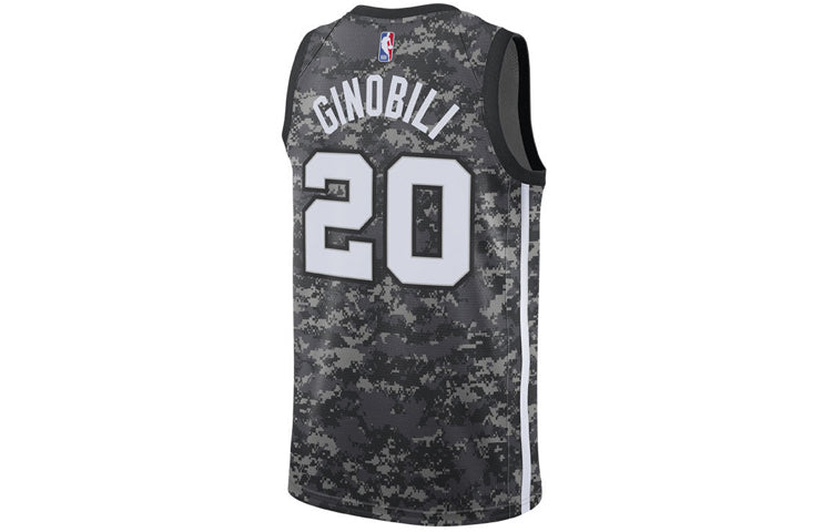 Nike NBA San Antonio Spurs Swingman Jersey – Manu Ginóbili #20 – Black | Style AJ4644-010