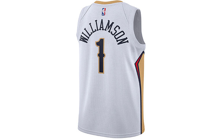 Nike NBA New Orleans Pelicans Zion Williamson SW Fan Edition Jersey | White #1 | 864433-103