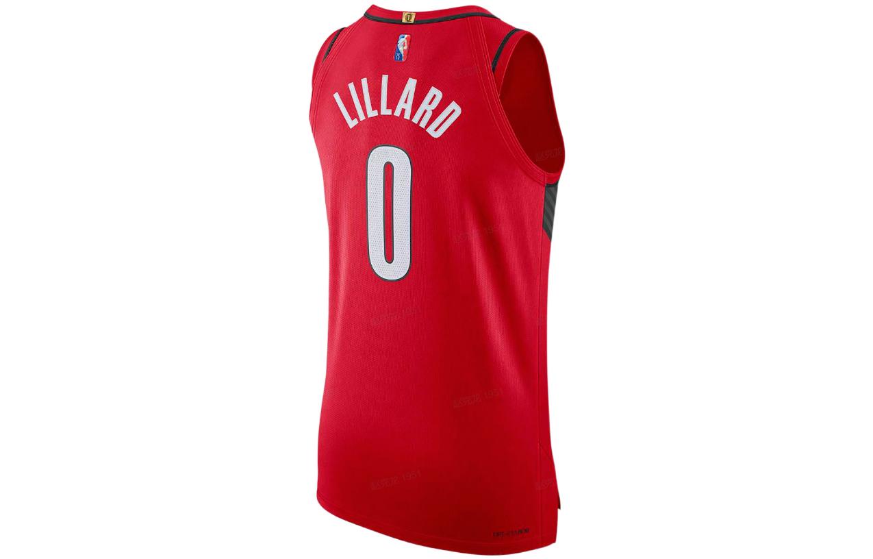 Nike Dri-FIT ADV NBA Damian Lillard Portland Trail Blazers Statement Edition Authentic Jersey #0 – Red (DB3495-657)