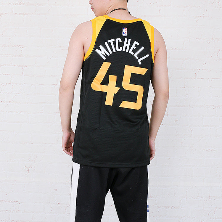 Nike NBA Utah Jazz Donovan Mitchell Dri-FIT City Edition Swingman Jersey | Black #45 | 2020/21 | CN1800-011