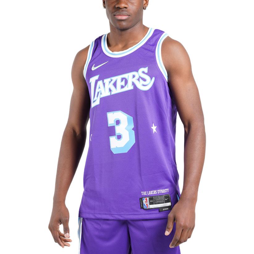 Nike NBA Anthony Davis #3 Los Angeles Lakers 'The Lakers Dynasty' City Edition Swingman Jersey – Purple (DB4032-505)