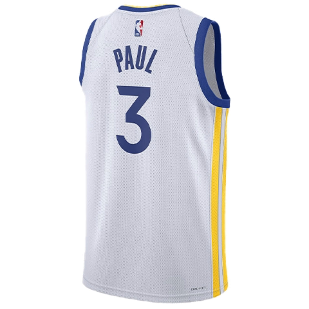 Nike Dri-FIT NBA Swingman Jersey – Golden State Warriors Association Edition 2022/23 ‘White / Blue / Yellow’ (DN2077-106)