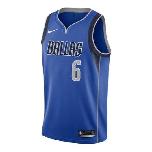 Nike NBA New York Knicks Icon Edition Swingman Jersey – Kristaps Porzingis #6 – Royal Blue | Style 864469-491