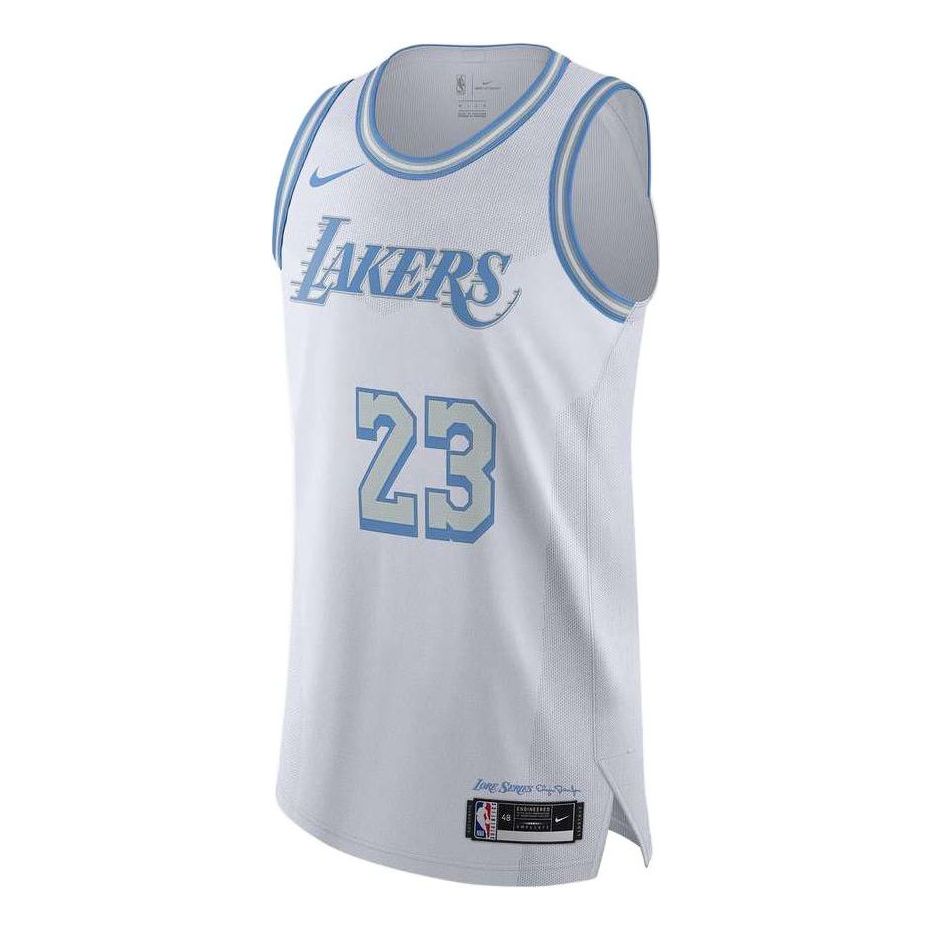 Nike NBA LeBron James #23 Los Angeles Lakers 2020-21 SW Fan Edition Jersey – White CN1607-105