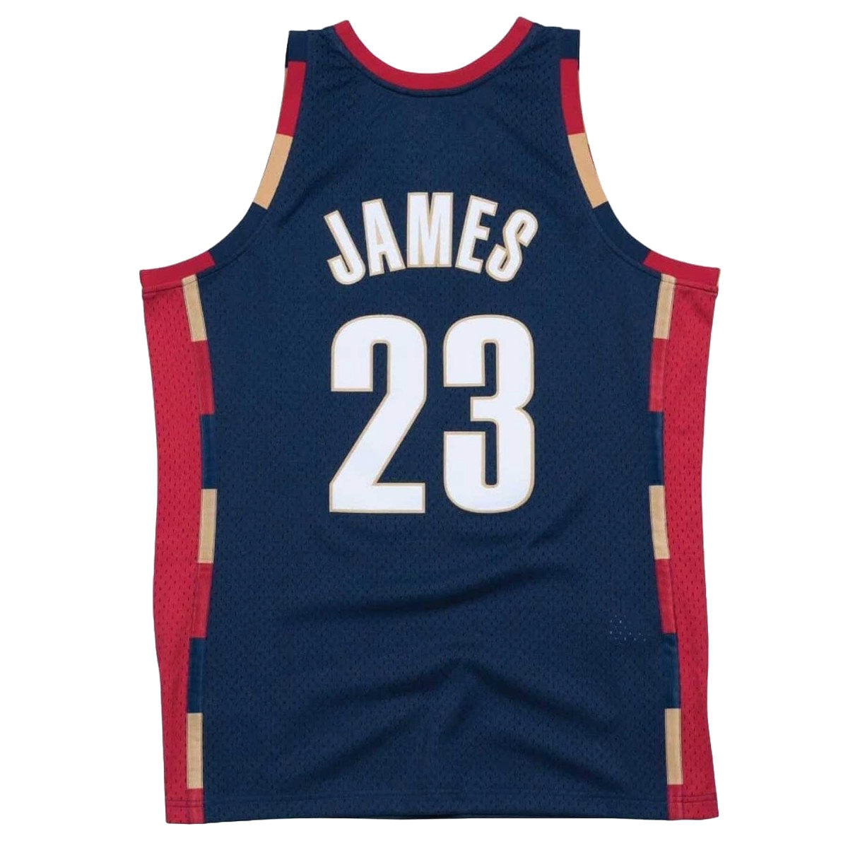 Mitchell & Ness NBA Cleveland Cavaliers 2008-09 Hardwood Classics Swingman Jersey – LeBron James #23 | Navy & Red | SMJYGS18156