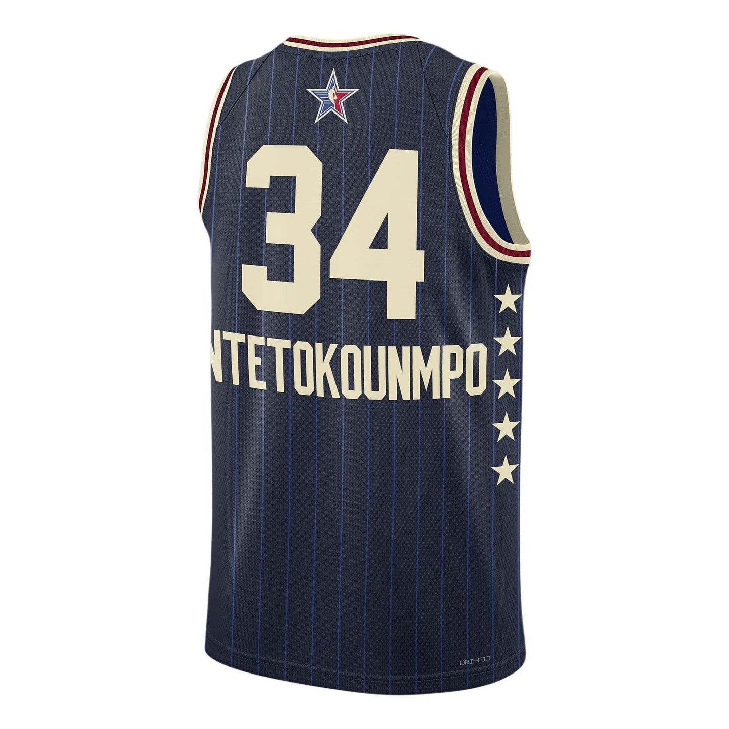 Air Jordan NBA Swingman Jersey – Giannis Antetokounmpo #34 (2024 All-Star Game, Navy)