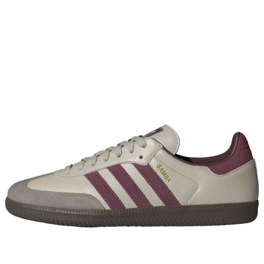 Adidas Samba OG 'Putty Grey Maroon' – ID1482