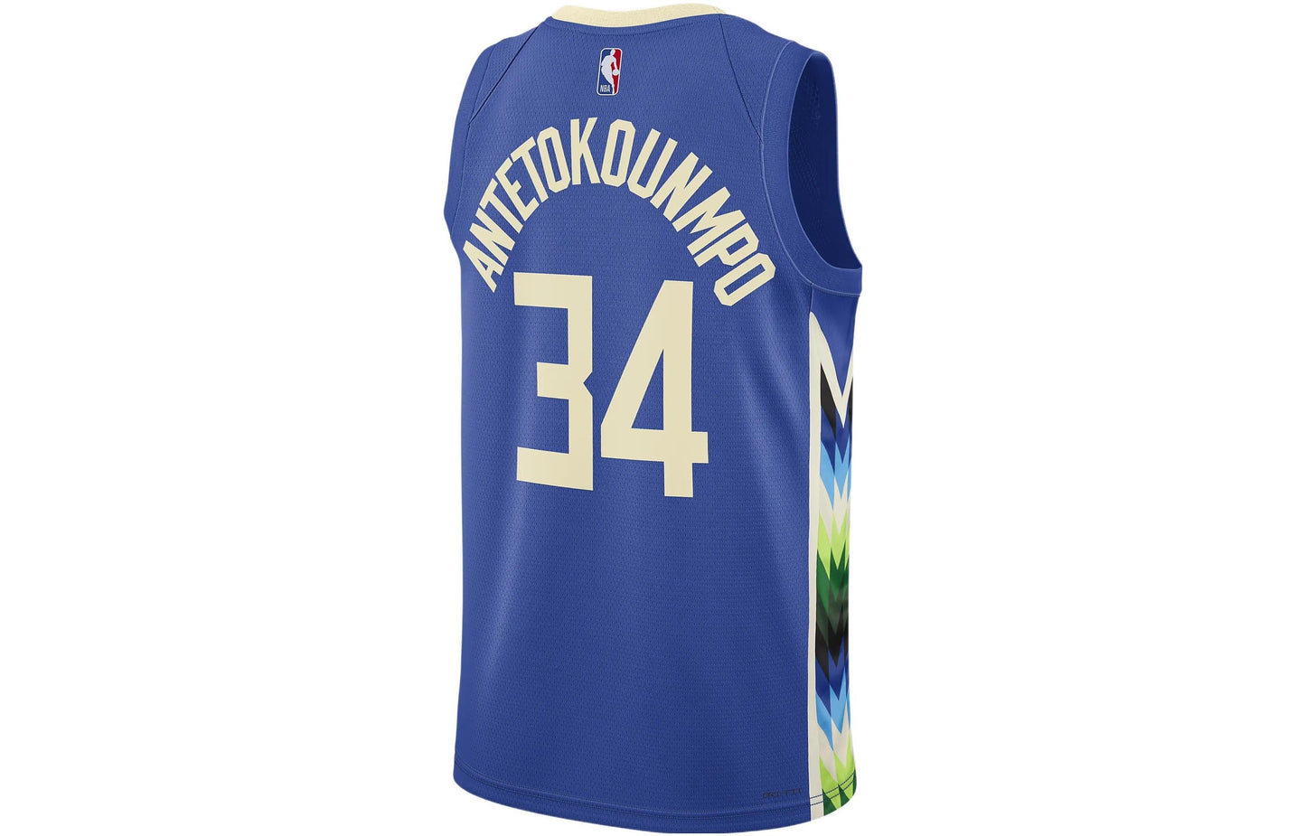 Nike Dri-FIT NBA Milwaukee Bucks Giannis Antetokounmpo #34 City Edition 2022/23 Swingman Jersey (DO9600-480)