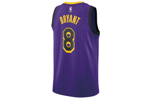 Nike NBA Los Angeles Lakers Kobe Bryant #8 City Edition Swingman Jersey 'Purple' 2018/19 AV4270-504