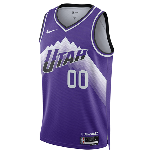 Nike Dri-FIT NBA Utah Jazz Jordan Clarkson City Edition Swingman Jersey | Purple #00 | 2023/24 | DX8521-504