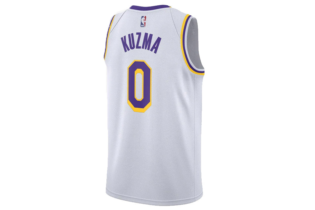 Nike NBA Kyle Kuzma #0 Los Angeles Lakers Swingman Fan Edition Jersey 'White' – AA7101-109