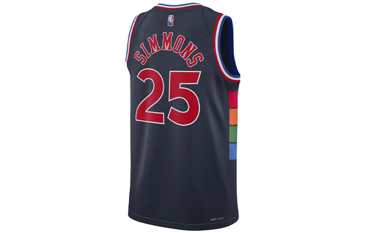 Nike NBA Philadelphia 76ers Ben Simmons #25 Swingman Jersey Blue DB4041-419