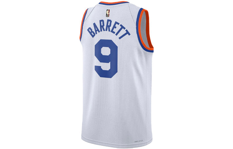 Nike x NBA New York Knicks RJ Barrett #9 Swingman Jersey – White (DB4121-100)