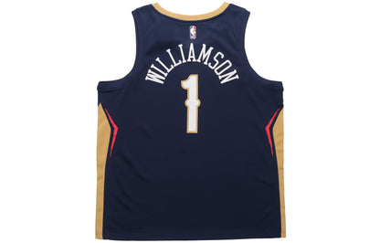 Nike NBA Zion Williamson New Orleans Pelicans Swingman Jersey #1 – Blue (CW3674-424)