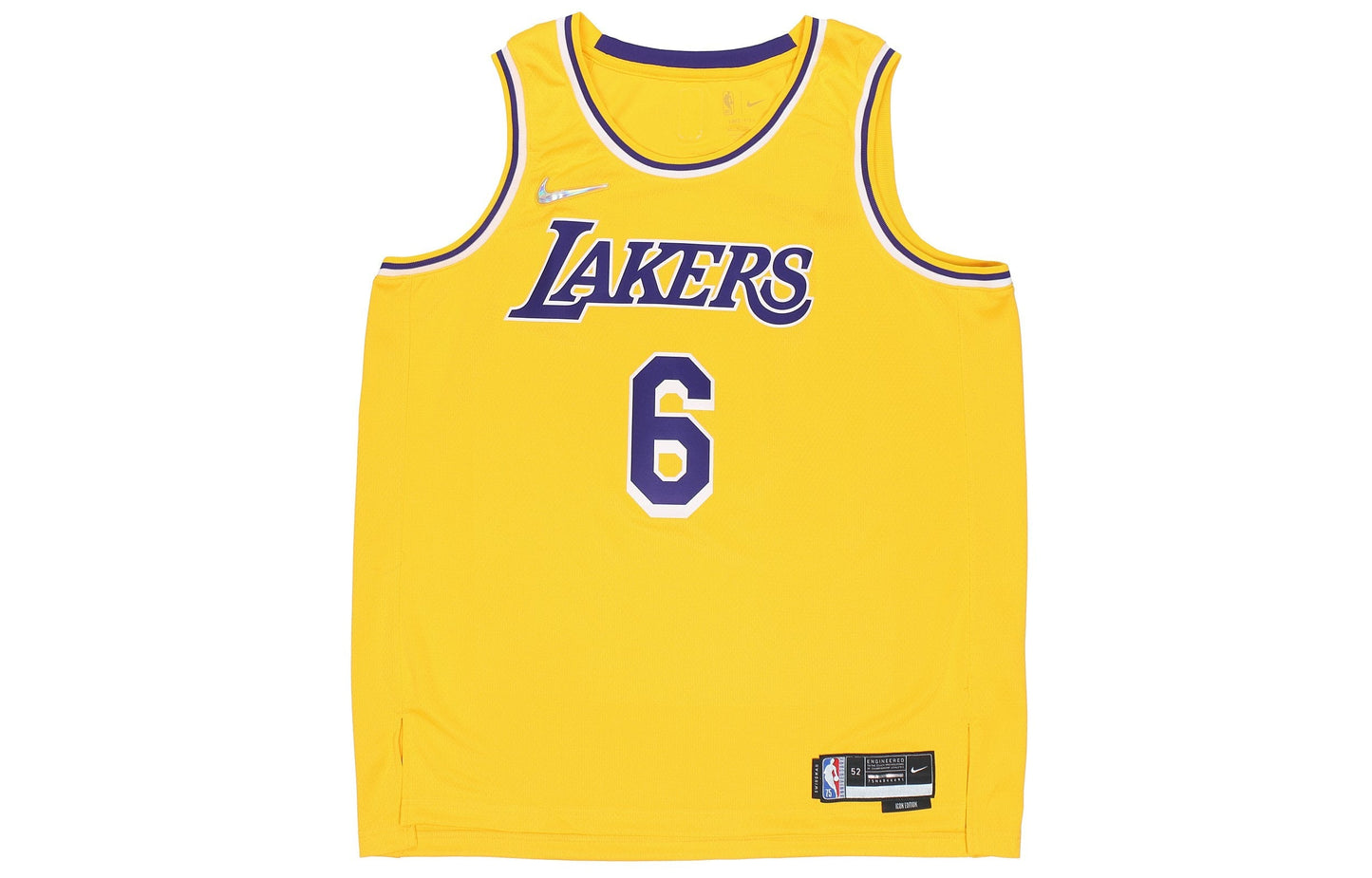 Nike NBA Los Angeles Lakers LeBron James #6 Swingman Jersey – Gold | DB3576-731