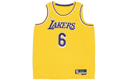Nike NBA Los Angeles Lakers LeBron James #6 Swingman Jersey – Gold | DB3576-731