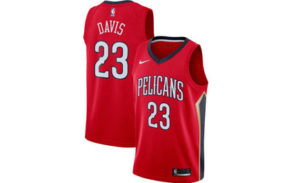 Nike NBA New Orleans Pelicans #23 Anthony Davis Swingman Fan Edition Jersey – Red | 877214-657