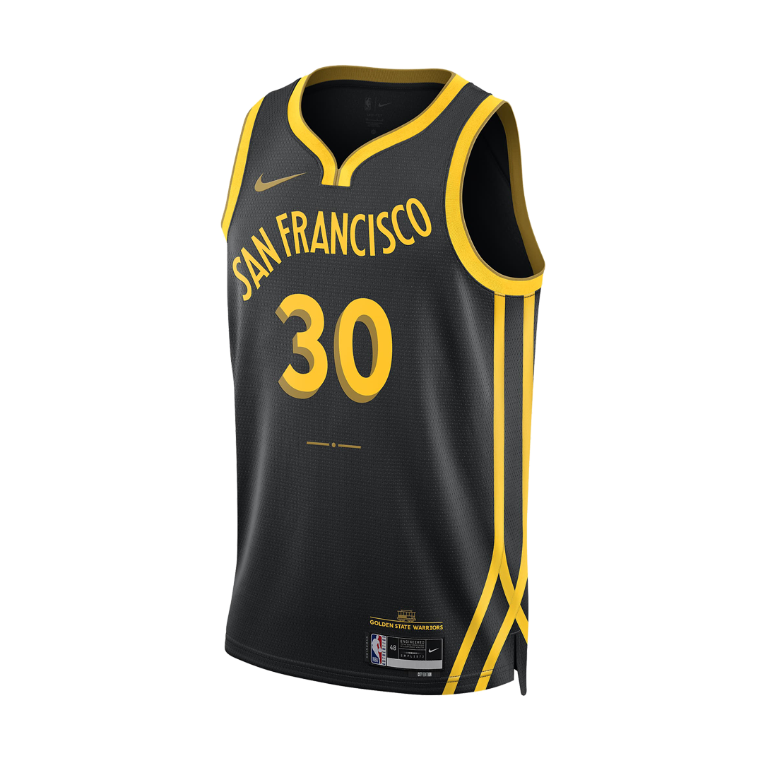 Nike NBA Golden State Warriors 'San Francisco' City Edition Swingman Jersey 'Stephen Curry #30' 2023-24 DX8502-011