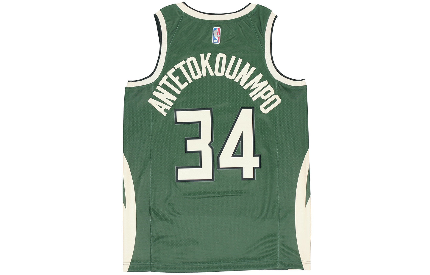 Nike NBA Milwaukee Bucks Giannis Antetokounmpo #34 Icon Edition Swingman Jersey – CN9939-323
