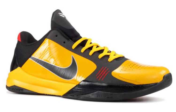 Nike Zoom Kobe 5 'Bruce Lee' Del Sol/Black/Metallic Silver 386429-701