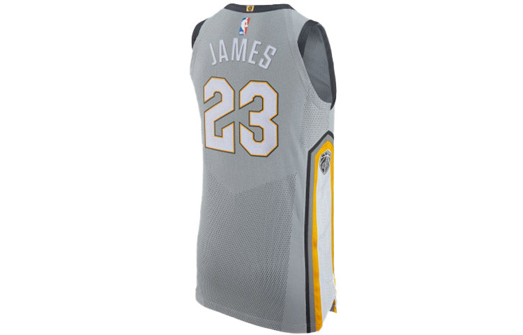 Nike NBA Cleveland Cavaliers City Edition AU Authentic Jersey – LeBron James – Gray | Style AH6048-007