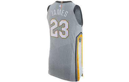 Nike NBA Cleveland Cavaliers City Edition AU Authentic Jersey – LeBron James – Gray | Style AH6048-007