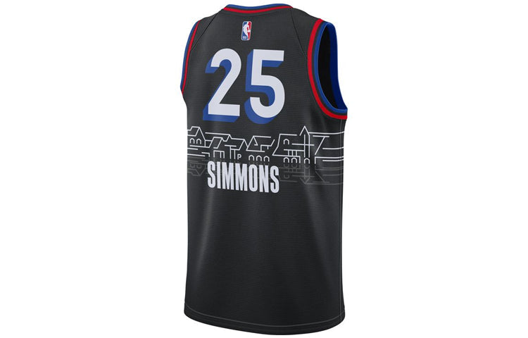Nike NBA Philadelphia 76ers SW Fan Edition Swingman Jersey – Ben Simmons #25 (2020-21) – Black | Style CN1771-015