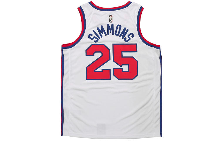 Nike NBA Philadelphia 76ers Ben Simmons Retro SW Fan Edition Jersey | White #25 | AV4509-102