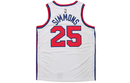 Nike NBA Philadelphia 76ers Ben Simmons Retro SW Fan Edition Jersey | White #25 | AV4509-102