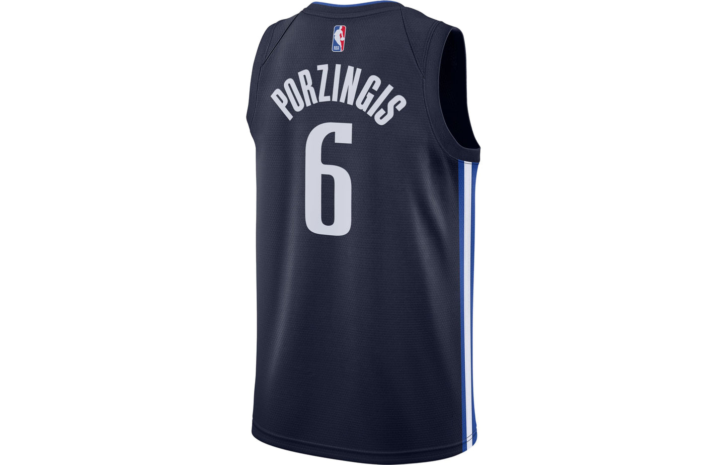 Nike NBA Dallas Mavericks Kristaps Porzingis #6 Statement Edition Swingman Jersey 'Navy' AT9797-423
