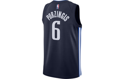 Nike NBA Dallas Mavericks Kristaps Porzingis #6 Statement Edition Swingman Jersey 'Navy' AT9797-423