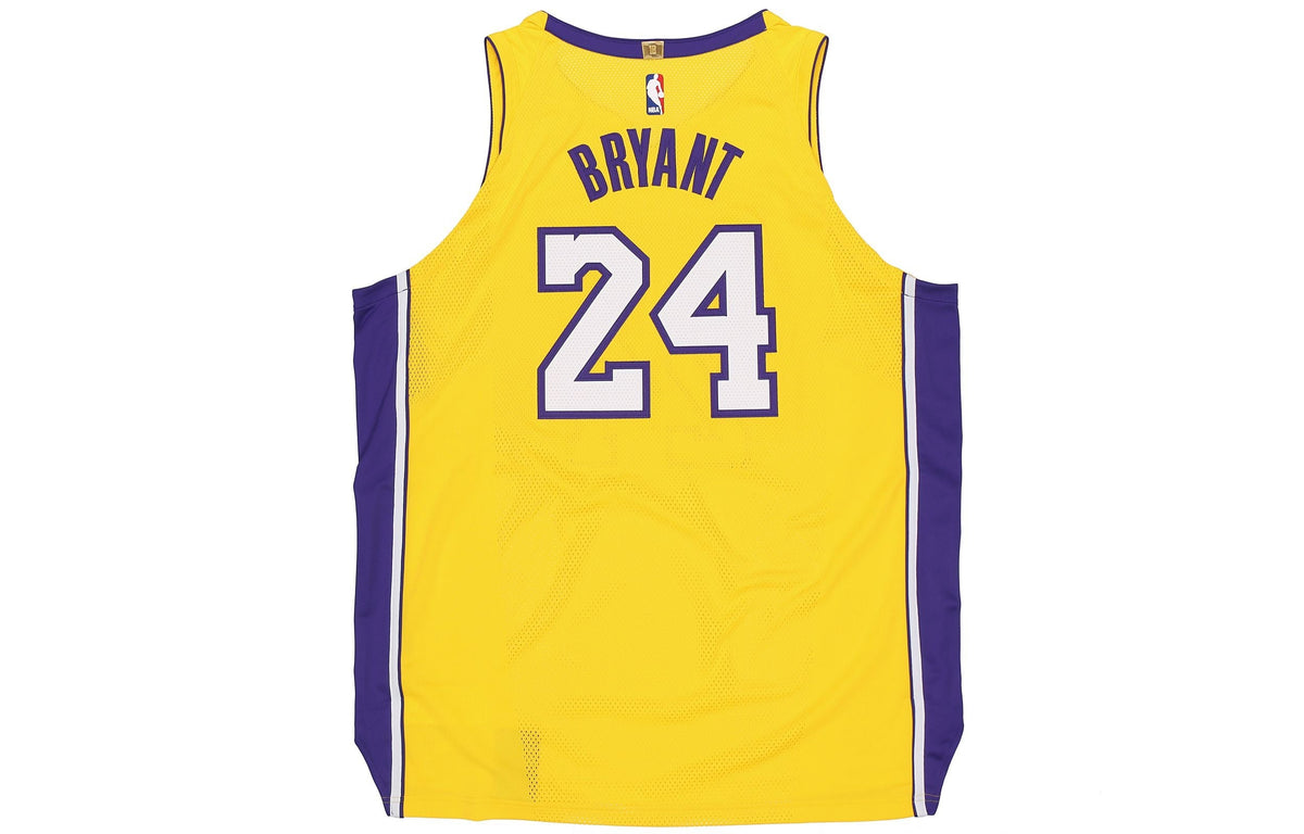 Nike NBA Los Angeles Lakers Kobe Bryant Icon Edition Authentic Player Edition Jersey | Yellow #24 | AQ2107-728