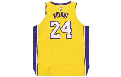 Nike NBA Los Angeles Lakers Kobe Bryant Icon Edition Authentic Player Edition Jersey | Yellow #24 | AQ2107-728