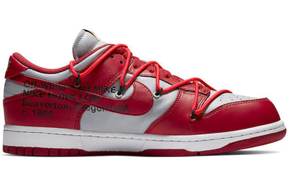 Nike x Off-White Dunk Low 'University Red' – CT0856-600