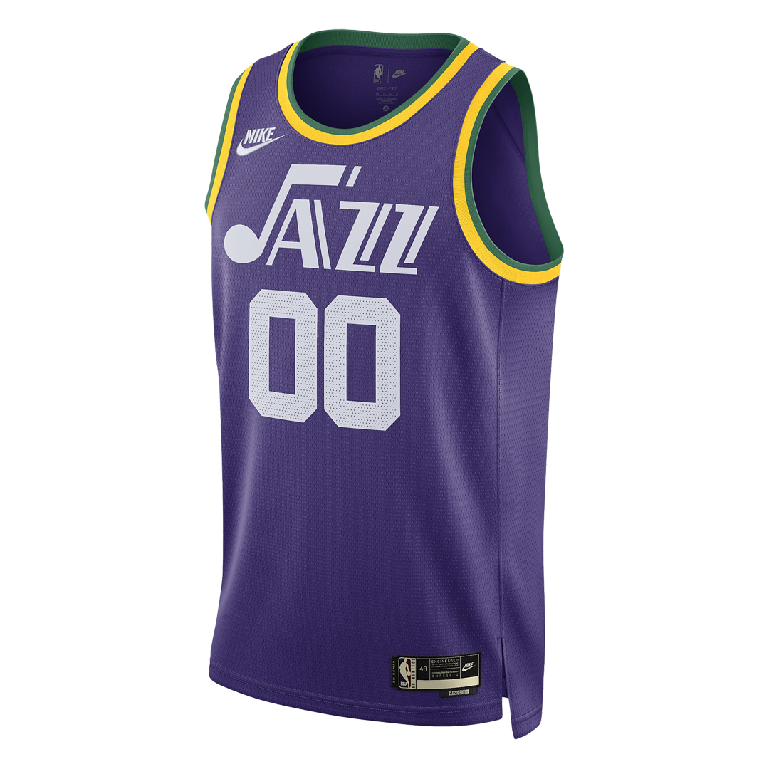 Nike Dri-FIT NBA Utah Jazz Jordan Clarkson Swingman Jersey | Yellow #00 | 2023/24 | DX8613-549
