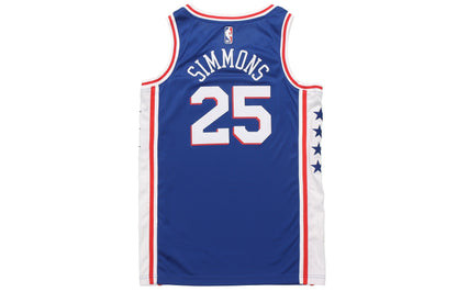 Nike NBA Philadelphia 76ers #25 Ben Simmons Icon Edition Swingman Jersey – Blue | CJ7678-497