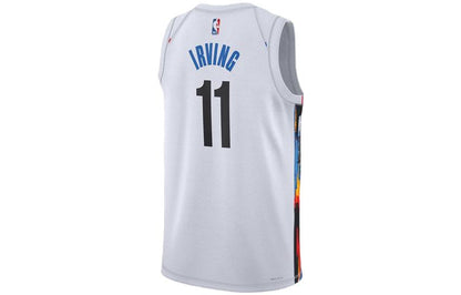Nike Dri-FIT NBA Brooklyn Nets Kyrie Irving City Edition Swingman Jersey | White #11 | 2022/23 | DO9585-103