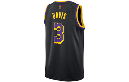 Nike NBA Los Angeles Lakers Anthony Davis #3 Swingman Jersey – Black (CN9929-010)