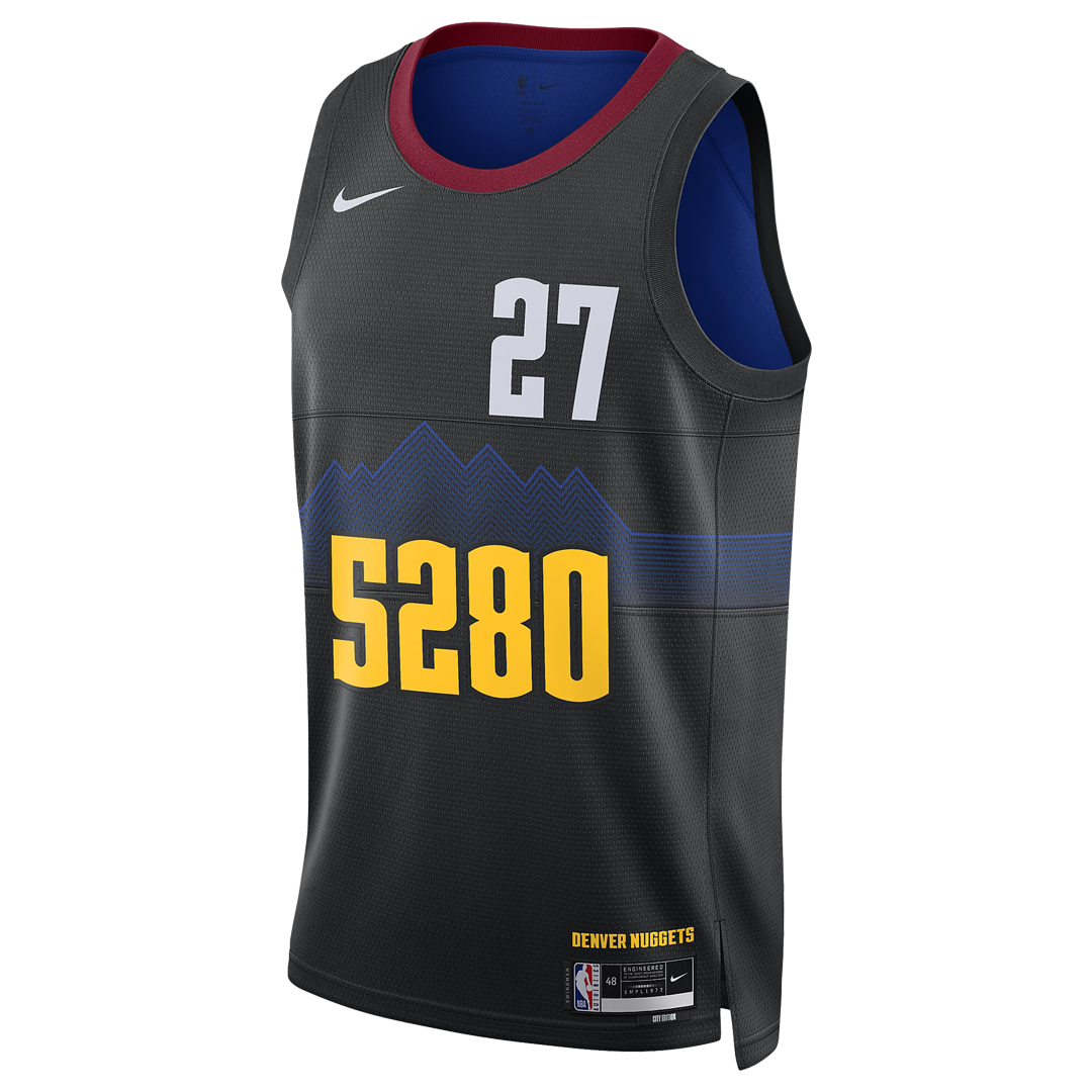 Nike Dri-FIT NBA Denver Nuggets Jamal Murray City Edition Swingman Jersey – Black | DX8500-012