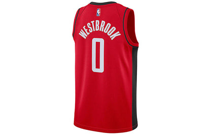 Nike Nba SW Fans Edition 20 Season Houston Rockets Westbrook 0 Sports Basketball Jersey For Men Red CW3666-657