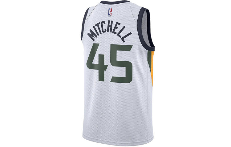Nike NBA Utah Jazz Swingman Fan Edition Jersey #5 'White/Green' 864453-102
