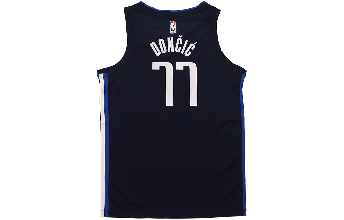 Nike NBA Dallas Mavericks Luka Doncic SW Fan Edition Jersey | Navy Blue #77 | 2020/21 | CV9474-421