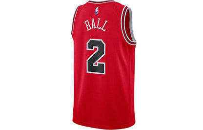 Nike NBA Chicago Bulls Lonzo Ball #2 Dri-FIT Jersey – Icon Edition Red (DN2000-660)