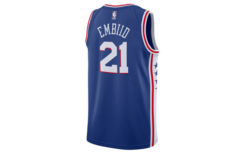 Nike NBA Swingman Fan Edition Philadelphia 76ers #21 Joel Embiid Jersey – Royal Blue | 864501-497